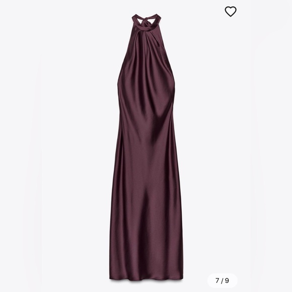 🔥🔥zara Purple Halter Neck Dress - Picture 6 of 7